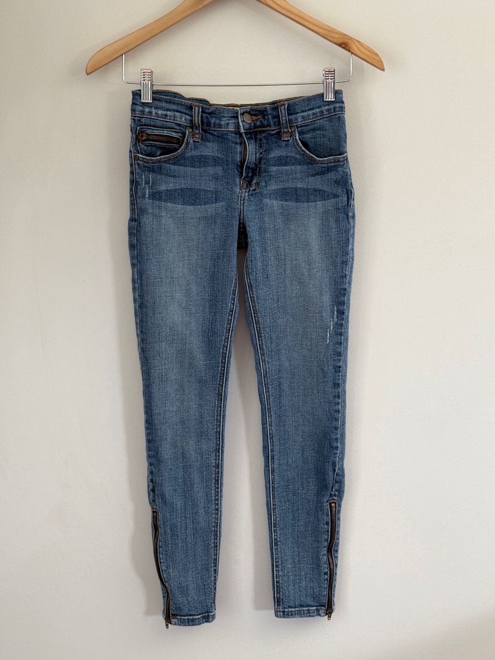 Eunina Jeans USA Skinny Jeans with Zipper Ankle Detail Size 5